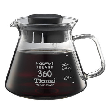 Tiamo 耐熱玻璃咖啡花茶壺  通過SGS檢測合格